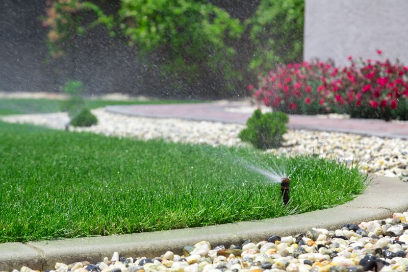 Lawn with Sprinkler System