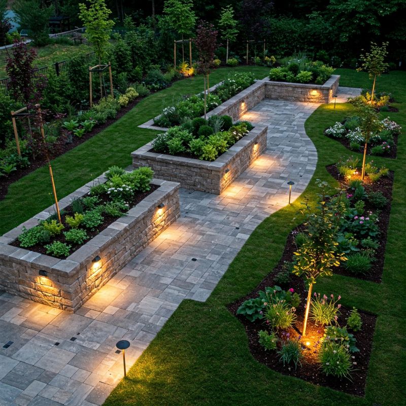 Stone Garden Installation
