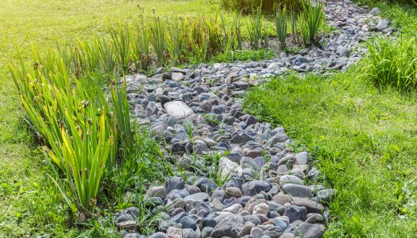 River Rock Garden Installation in Carson City