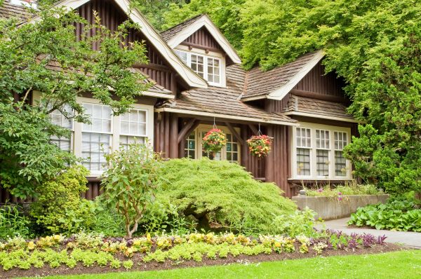 Log Home Landscaping in Carson City