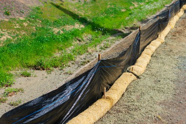 Straw Wattle Installation in Carson City
